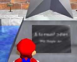 【30年の謎】『スーパーマリオ64』中庭の石碑は「Eternal Star / We hope so」？“L is Real 2401”伝説に新説、ただし確定ではない