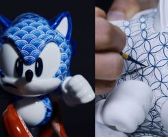 【1体100万円】ソニック35周年×有田焼「Infinite Blue」が世界50体限定で登場！10月9日から抽選販売、池袋PARCOでは先着5体